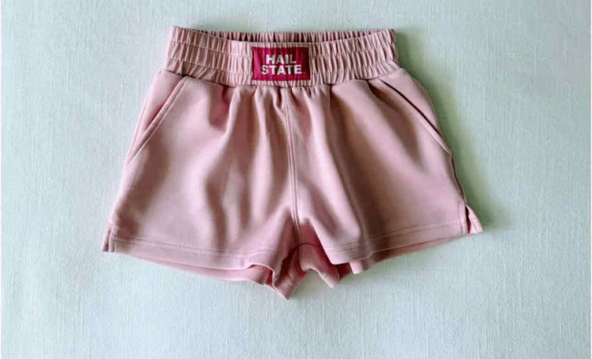 Pink Hail State Shorts