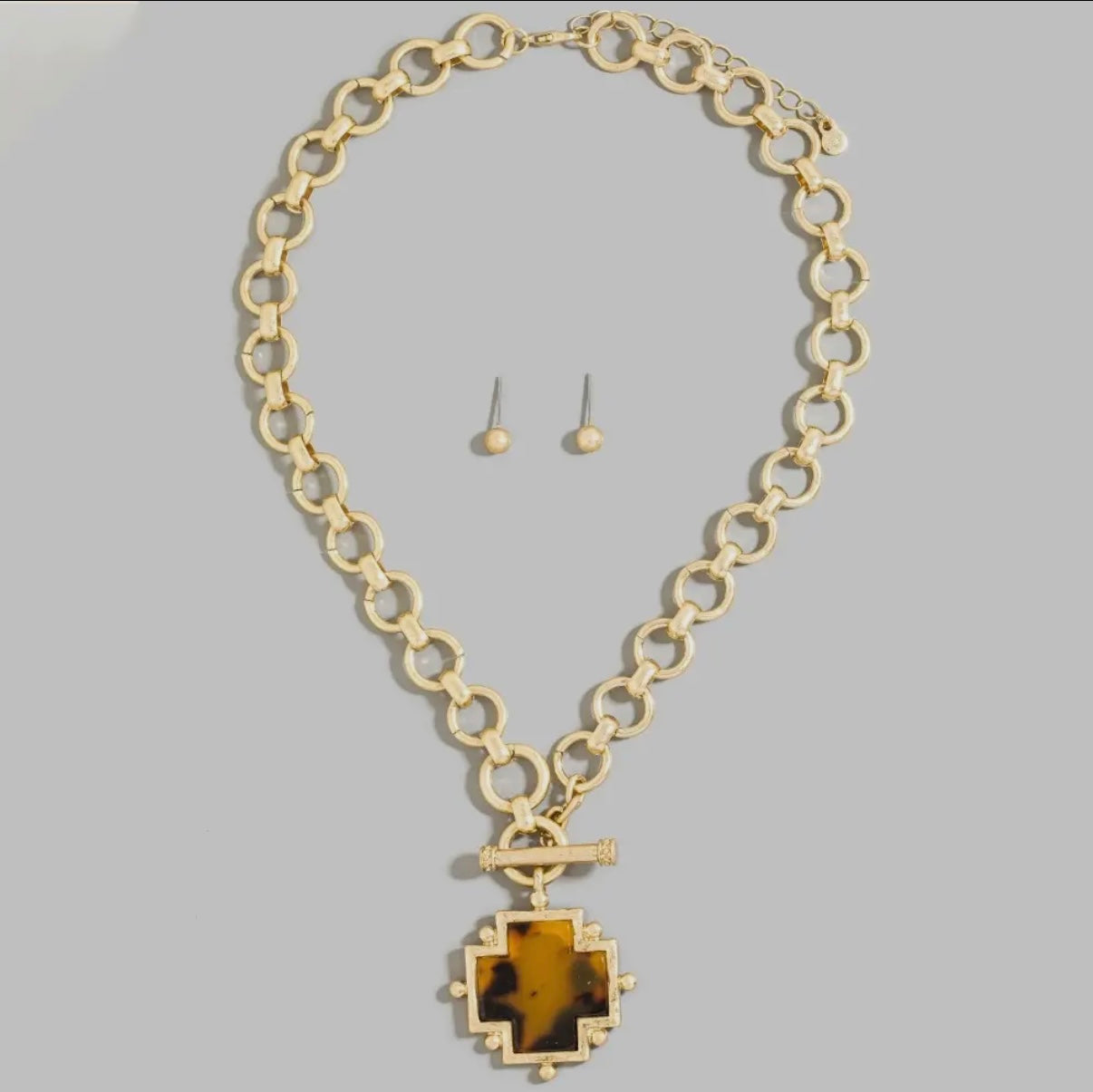 Tortoise shell necklace