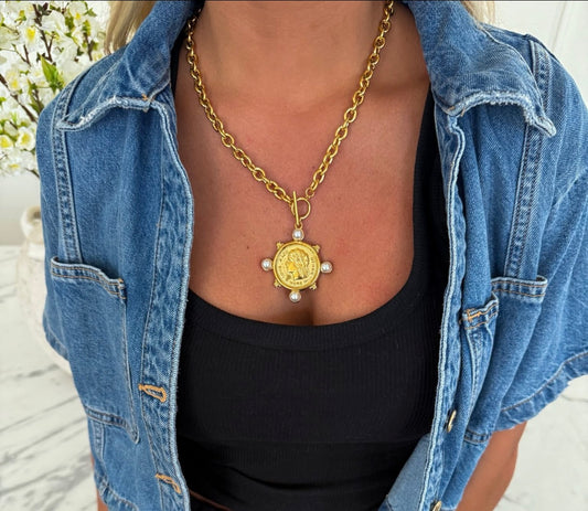 Chann Sutt Coin Necklace