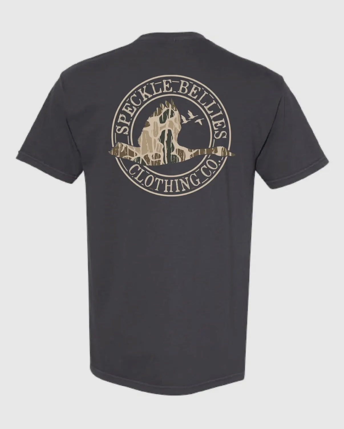 Speckle Bellies Graphite Men’s T-Shirt