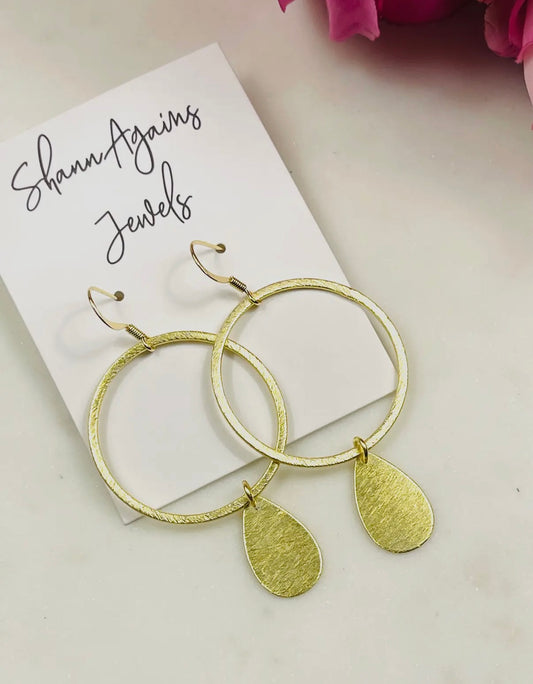 Hoop Drop Earrings