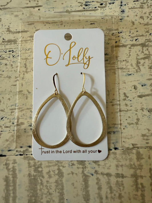 Gold Tear Drops